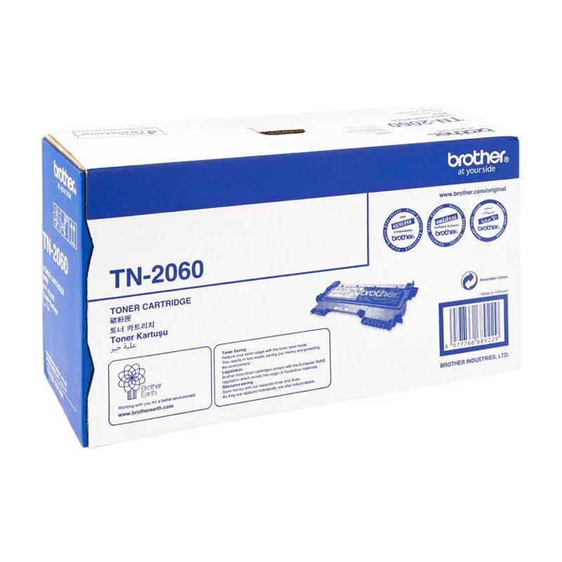 Original Brother TN-2060 Toner Cartridge For HL-2130 DCP-7055 Printer (Box Pack) - eBuy UAE